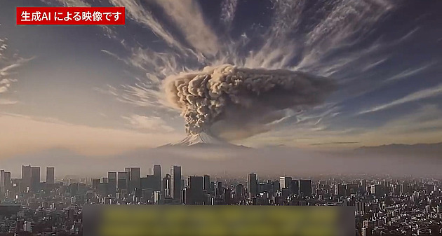 Noční můra Tokia. AI video ukazuje, jak by ho zasáhla katastrofická erupce Fudži