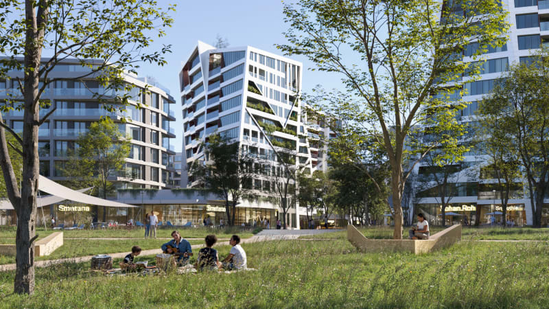 V Praze vyroste zbrusu nová čtvrť. Stojí za ní architektonická superstar