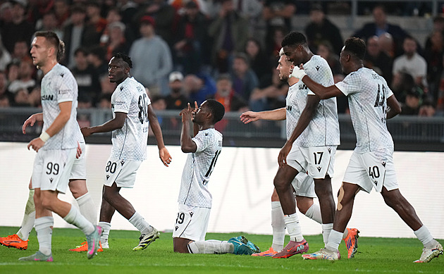 ONLINE: AS Řím - Plzeň 0:2 po půli, dva góly za tři minuty, po Aduovi pálil Souaré