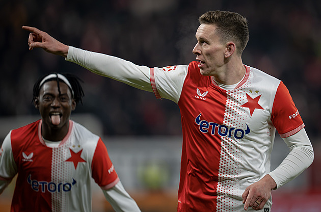 Slavia - Bohemians 3:1, stateční hosté dali gól pozdě. Vršovické derby pro favorita