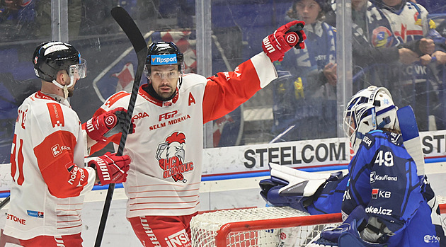 ONLINE: Olomouc dominuje ve Vítkovicích, Třinec deklasoval Hradec