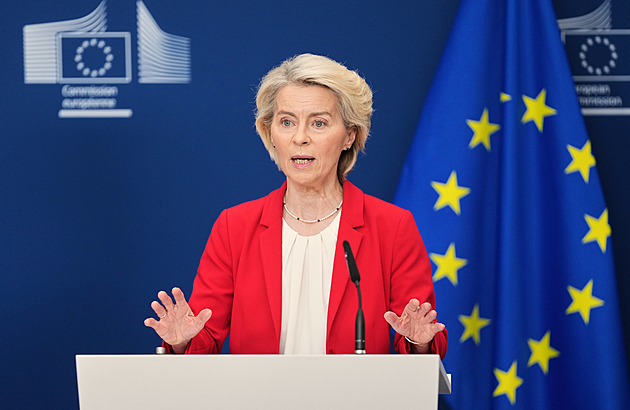 Chceme jednotu EU do summitu, řekla Leyenová po jednání o ruských penězích