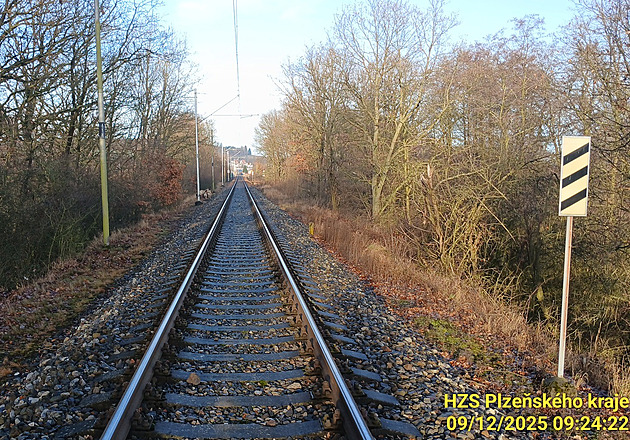 Rychlík na Plzeňsku srazil ovce, nehoda zastavila provoz strakonické trati