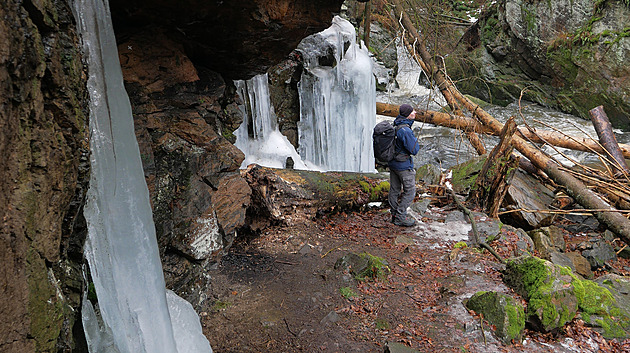Příroda na Vysočině čaruje, mráz proměnil mnohá místa v ledové království