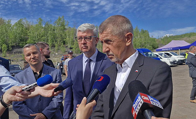 Sarkofág je nesmysl. Babiš podpořil Diamo a jeho řešení sanace heřmanické haldy