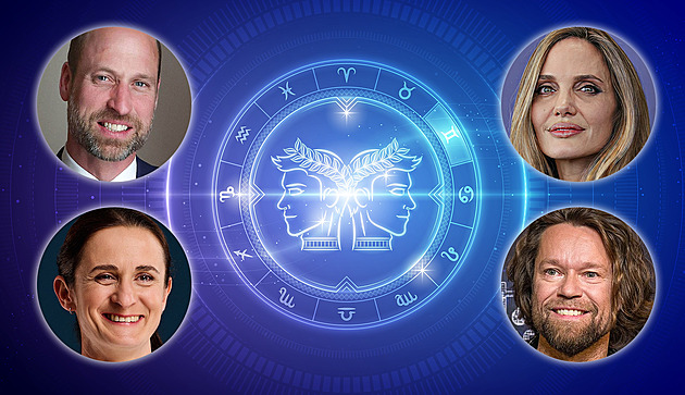 Nečitelní a rozlítaní Blíženci. Angelina Jolie i princ William očima astrologa